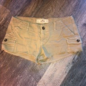 Tan shorts from Hollister